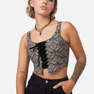 Dangerfield Ceremonial Lace Up Corset Top